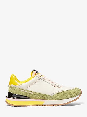 Nova Suede and Nylon Trainer