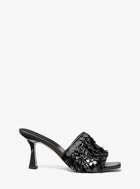 Tessa Sequin Embellished Mule