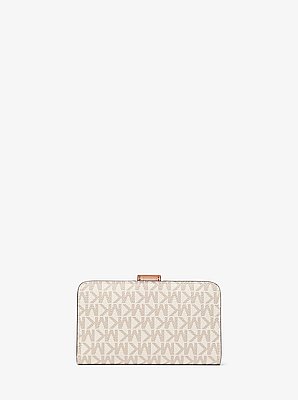 Jet Set Travel Medium Signature Logo Billfold Wallet