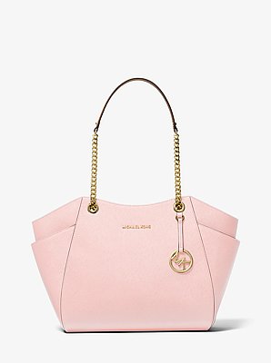 Jet Set Large Saffiano Leather Shoulder Bag