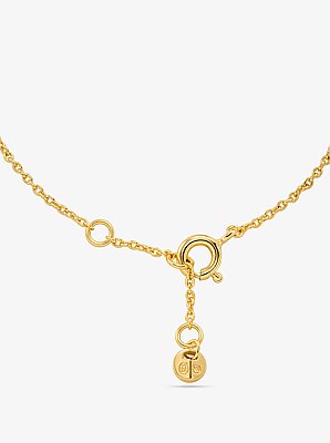 Astor Link Small Precious Metal-Plated Sterling Silver Chain Bracelet