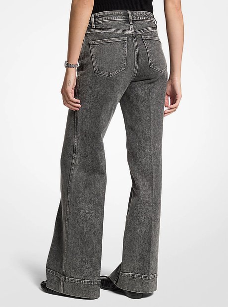 Grace High-Rise Denim Flared Jeans