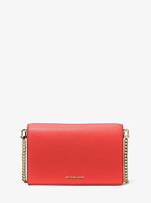 Jet Set Medium Pebbled Leather Crossbody Bag