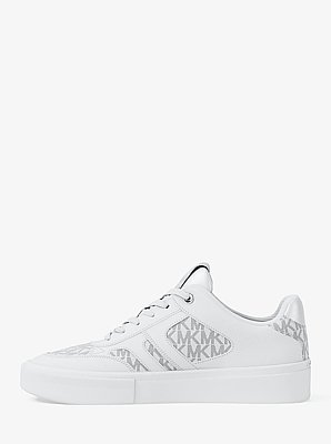 Sneaker Dane in pelle con stampa logo