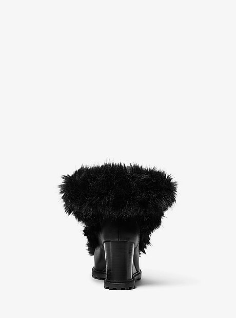 Blakely Faux Fur Wedge Boot