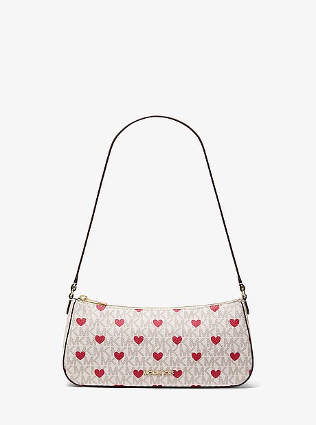 Sammy Small Printed Signature Logo Pochette