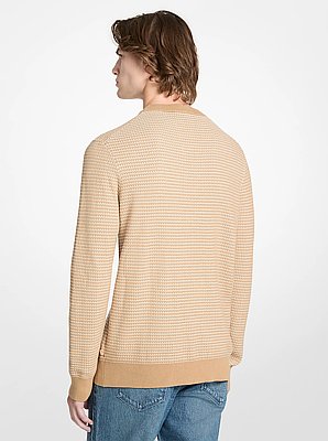 Textured Cotton Sweater