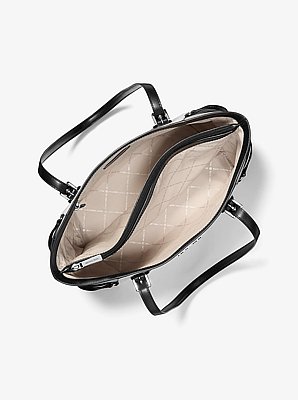 Voyager Large Color-Block Signature Logo Tote Bag