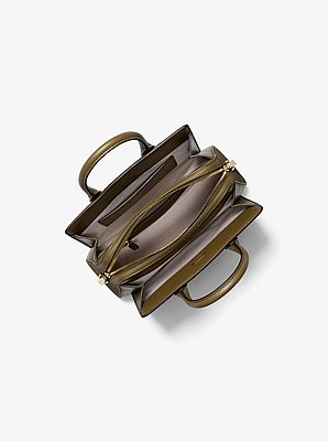 Laila Small Signature Logo Satchel