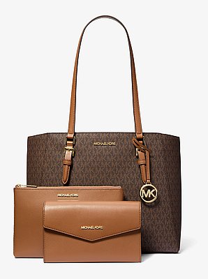 Bolso tote Charlotte grande 3 en 1 con logotipo