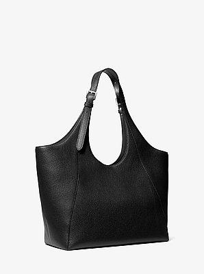 Bernie Large Pebbled Leather Tote Bag