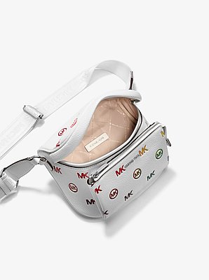 Slater Medium Rainbow Logo Embossed Sling Pack