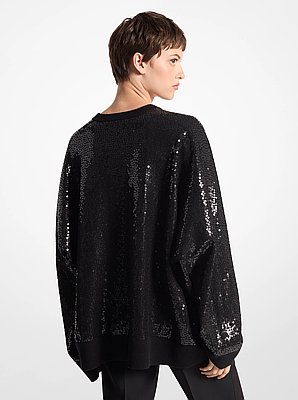 Sequined Cashmere Sweater