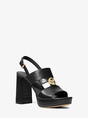 Erin Leather Platform Sandal