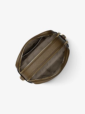 Bryant Medium Pebbled Leather Camera Crossbody Bag