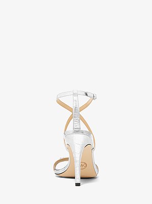 Lena Metallic Leather Sandal