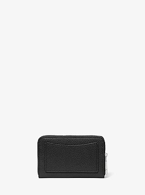 Cartera peque&ntilde;a de piel granulada