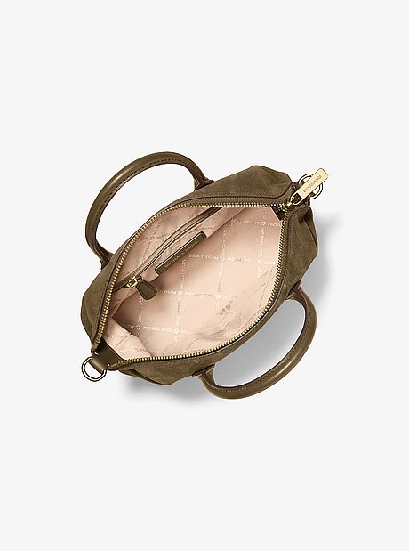 Mała torebka do przewieszenia przez ramię Hyde z zamszu