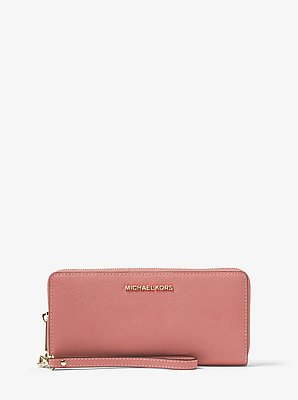 Bolso de mu&ntilde;eca continental de piel