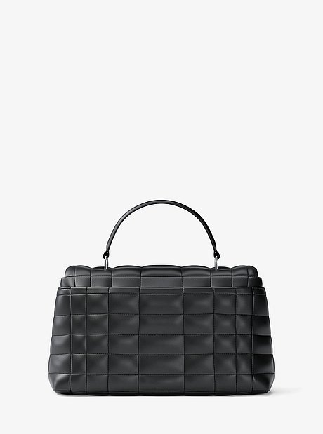 Tribeca Medium Quilted Leather Satchel