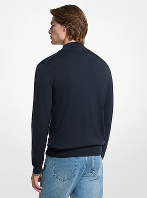 Wool Half-Zip Sweater