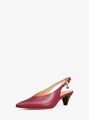 Tonya Leather Slingback Pump
