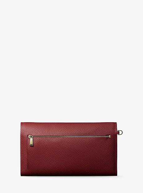 Jet Set Medium Pebbled Leather Smartphone Wristlet