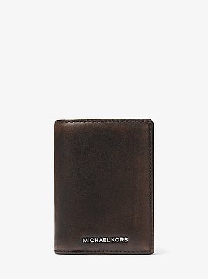 Hudson Leather Folio Card Case  