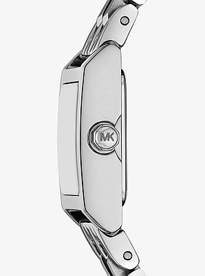 Reloj Georgie micro en tono plateado