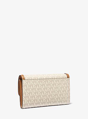 Tribeca Large Signature Logo Convertible Crossbody Bag