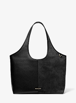 Henly Large Leather and Suede Tote Bag