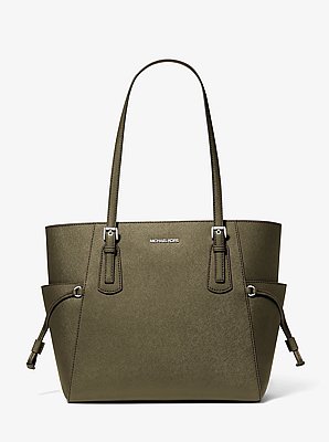 Voyager Large Saffiano Leather Tote Bag image number 0