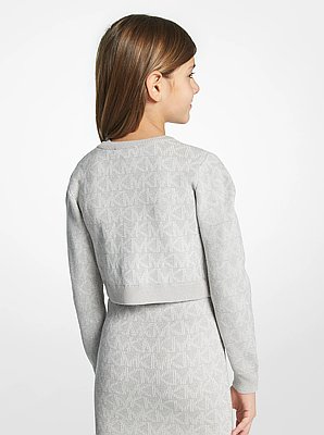 Logo Jacquard Cardigan