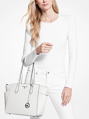 Marilyn Medium Saffiano Leather Tote Bag