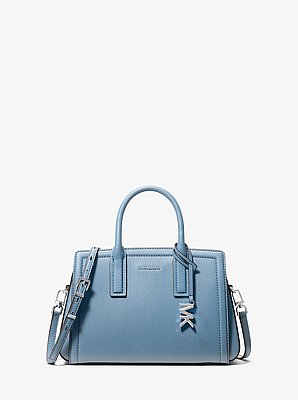 Bolso satchel Laila peque&ntilde;o de piel