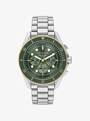 &Uuml;bergro&szlig;e Armbanduhr Maritime in zwei Farben