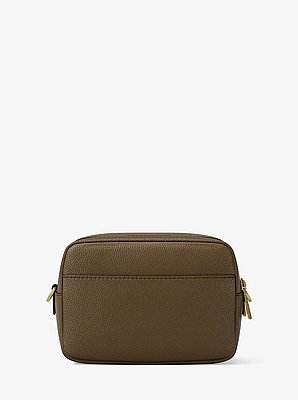 Bryant Medium Pebbled Leather Camera Crossbody Bag