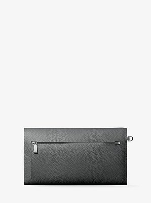 Jet Set Medium Pebbled Leather Convertible Wristlet
