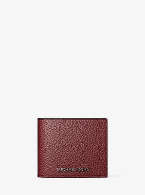 Hudson Pebbled Leather Billfold Wallet