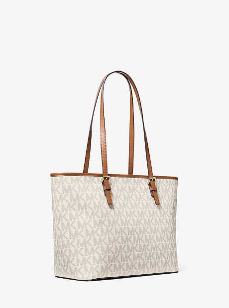 Jet Set Signature Logo Tote Bag With Bag Charm