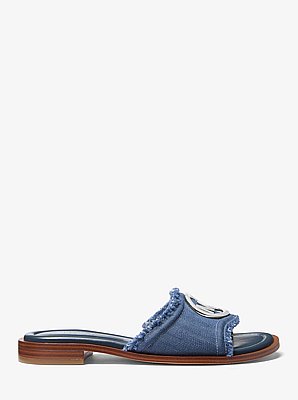 Hannah Denim Slide Sandal