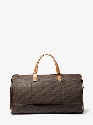 Bedford Travel Extra-Large Signature Logo Stripe Weekender Bag