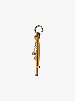 Gold-Tone and Cord Bag Charm