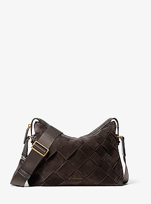 Nicholas Suede Crossbody Messenger