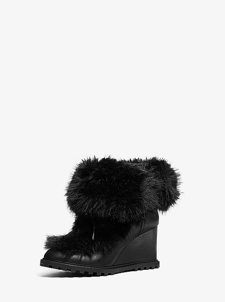 Blakely Faux Fur Wedge Boot