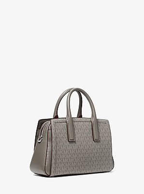 Laila Small Signature Logo Satchel