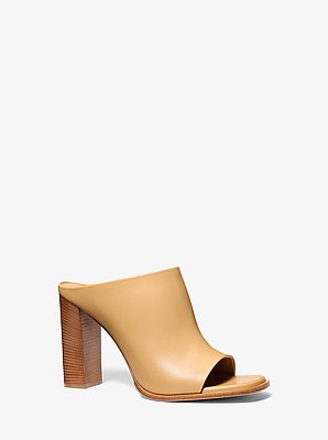 Natasha Leather Mule