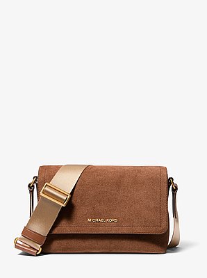 Hudson Mini Suede Messenger Bag