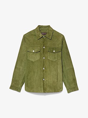 Suede Shirt Jacket