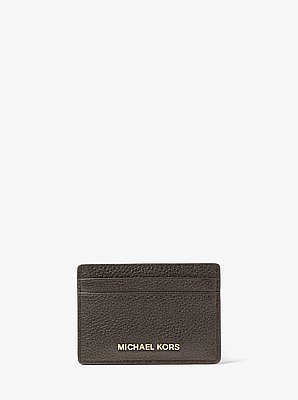 Pebbled Leather Card Case
